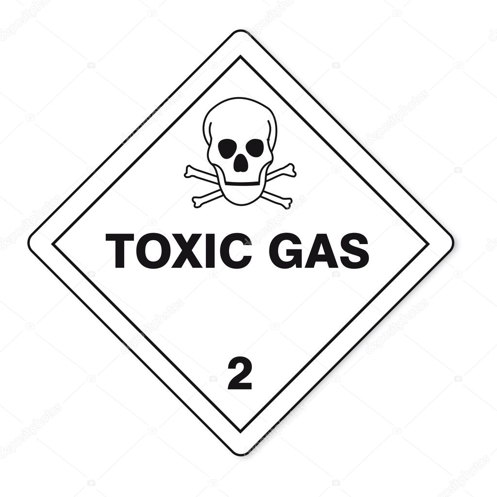 Hazardous substances signs icon flammable skull radioactive hazard