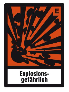 Safety sign danger sign hazardous chemical chemistry explosion hazard clipart