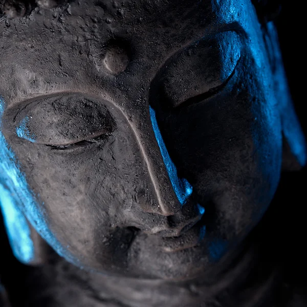 Buda heykeli ile kızdırma — Stok fotoğraf