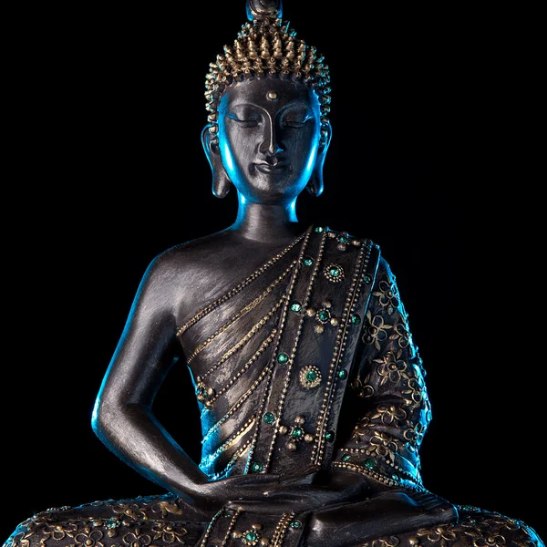 Buda heykeli ile kızdırma — Stok fotoğraf
