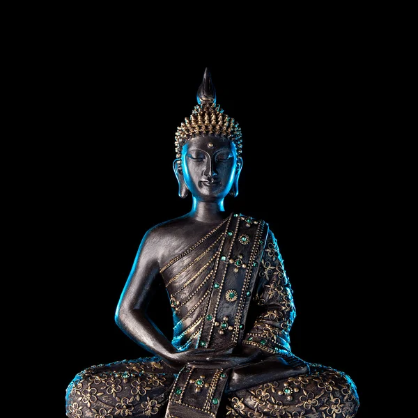 Buddha staty med glöd — Stockfoto
