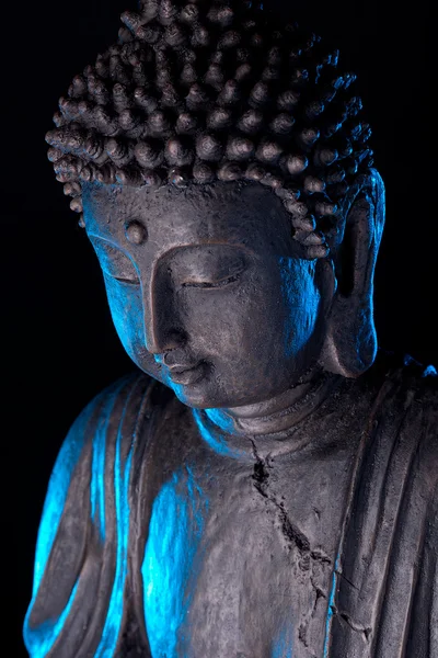 Статуя Будды с сиянием — стоковое фото