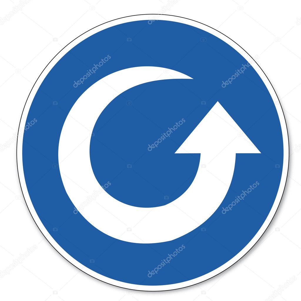 counterclockwise rotation symbol isolated on background Stock Illustration