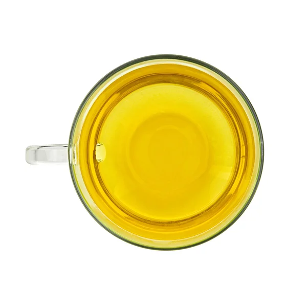 Tee glas med orange te — Stockfoto