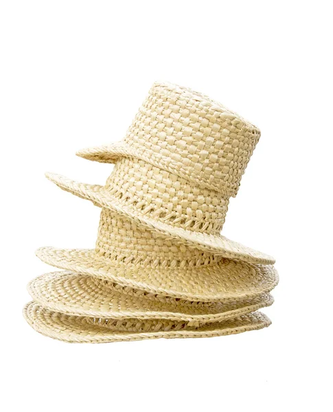 stock image A yellow straw hat