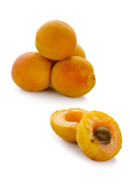Солодкий абрикоси крупним планом — стокове фото