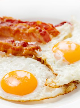 Eggs and bacon clipart