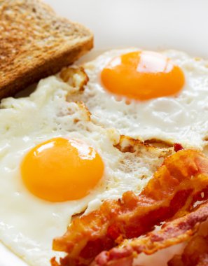 Eggs and bacon clipart