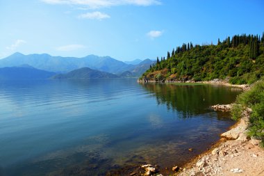 Skadar lake clipart