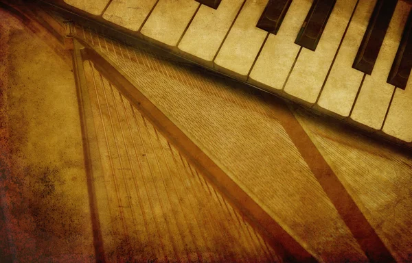 Sztuka klawiatury fortepianu — Zdjęcie stockowe