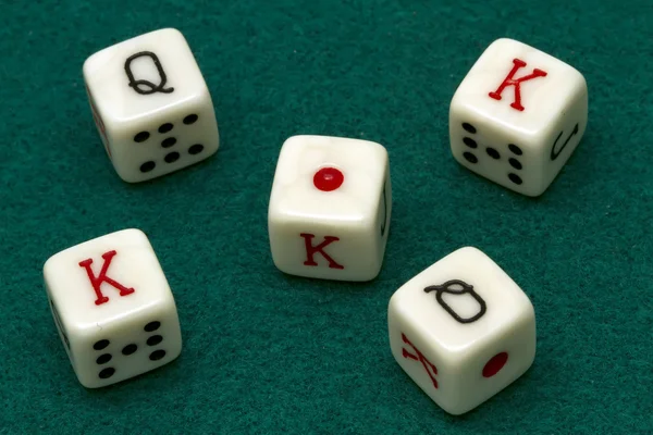 Five dices — Stock Photo, Image