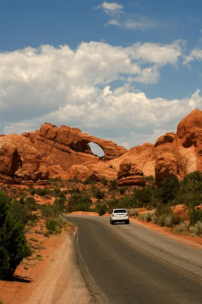Vacation Travel Arches NP — Stok fotoğraf