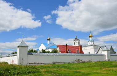 Panorama of Suzdal. Golden ring of Russia. clipart