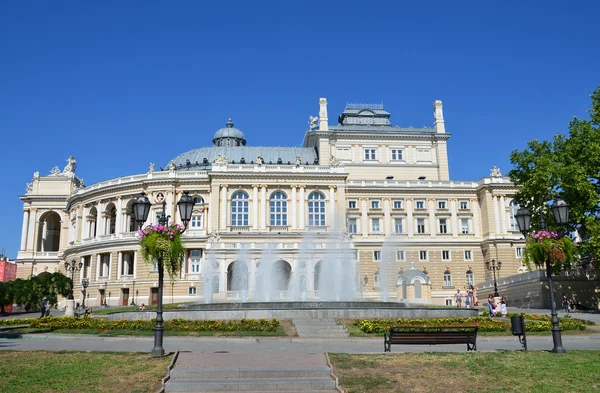 A Ópera de Odessa e Ballet House — Fotografia de Stock