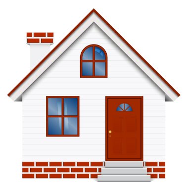 Vector illustration of house clipart