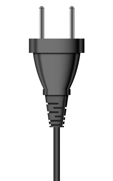Vector illustration of electric plug — Stock Vector