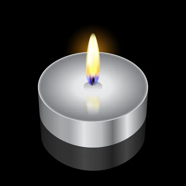 Векторная иллюстрация свечи — стоковый вектор