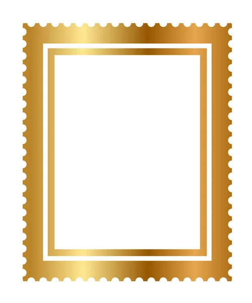 Vector - απεικόνιση των απομονωμένων χρυσό σφραγίδα — Διανυσματικό Αρχείο