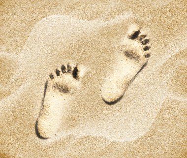 Footprints clipart