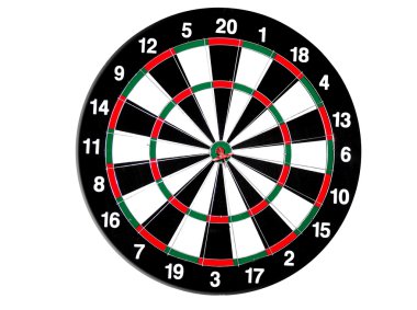 Dart board clipart