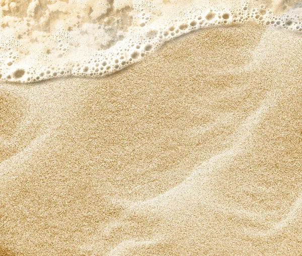 Zand strand water achtergrond — Stockfoto