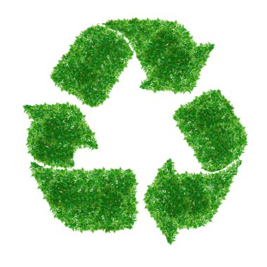 Green recycle Sign clipart