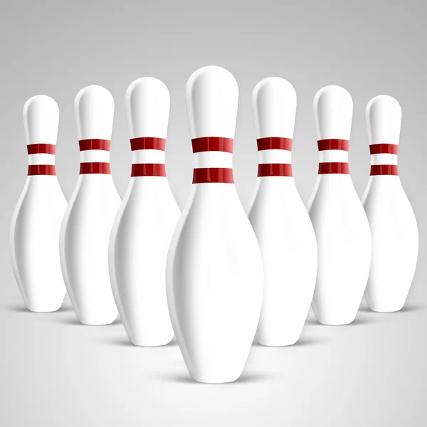 Bowling pins — Stock Photo, Image