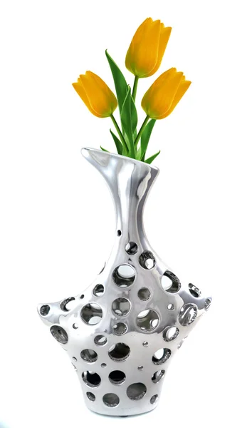 シルバー花瓶 — ストック写真