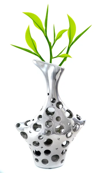 银花瓶 — 图库照片