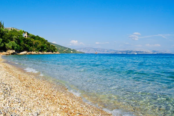 Греческий пляж — стоковое фото