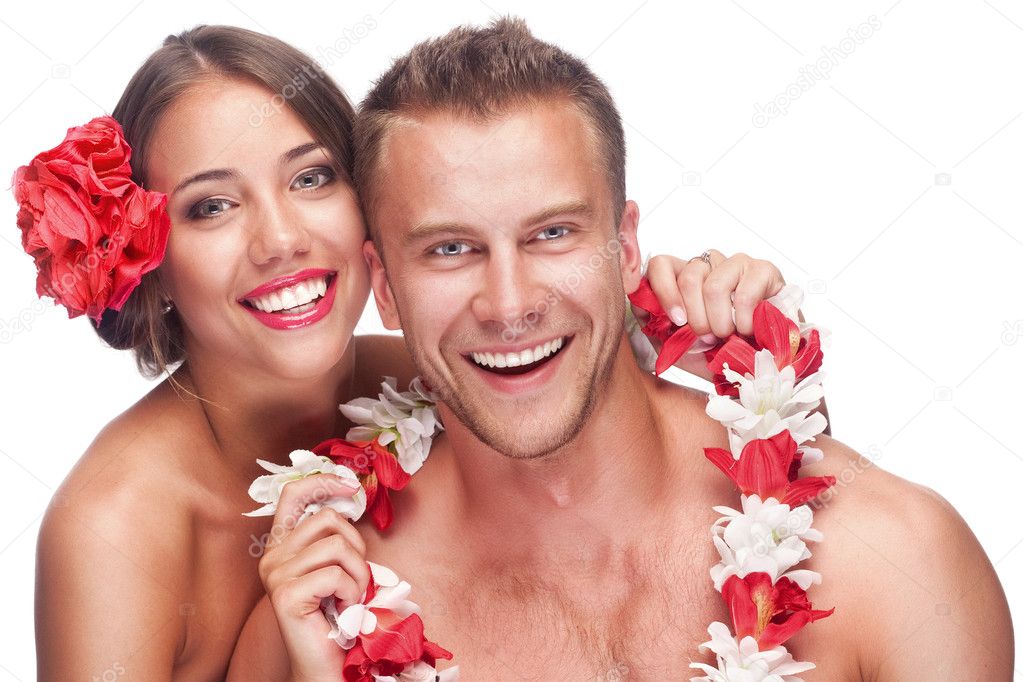 Couple enjoying their honeymoon