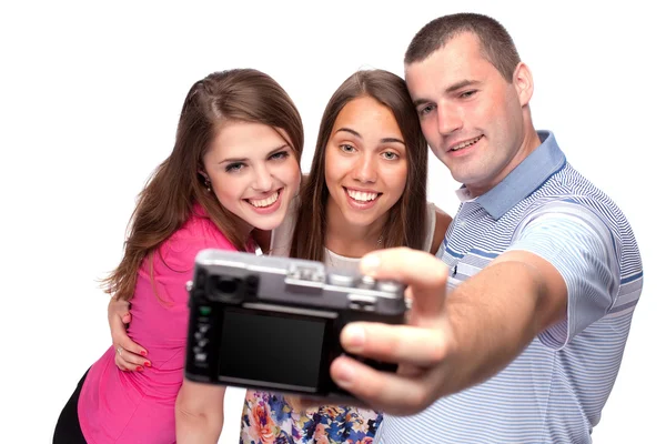 Happy taking picture of themselves — Stock Photo, Image