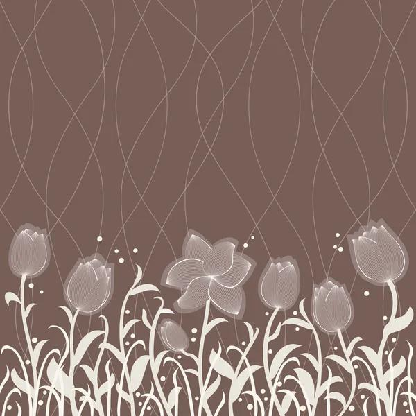 Floral invitation pattern — Stock Photo, Image