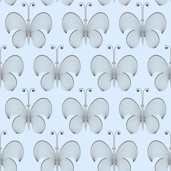 Бесшовный фон бабочки — стоковое фото