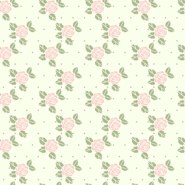 Belo padrão sem costura com rosas — Fotografia de Stock