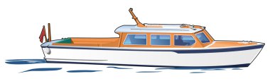 White boat clipart