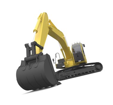 Excavator clipart