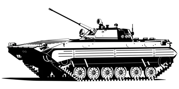Infanteriefahrzeug — Stockvektor