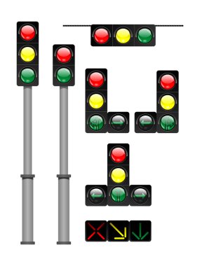 Traffic lights clipart