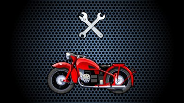 Motorcycle. clipart