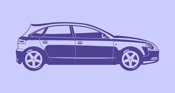Hatchback — Stok Vektör