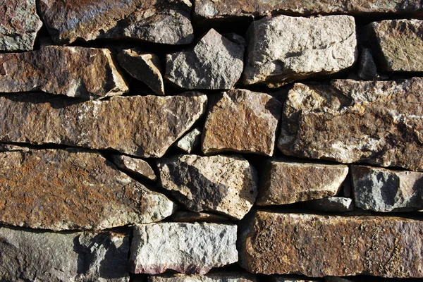 Droge stenen muur — Stockfoto