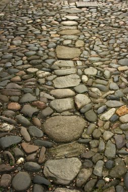 Cobbles in the road clipart