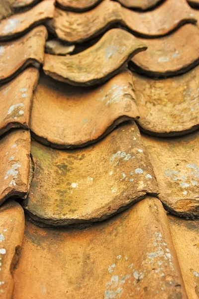 Пантильная крыша с кафелем — стоковое фото