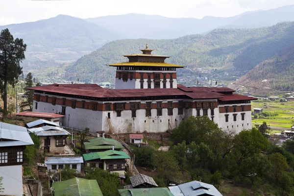 PARO RINPUN DZONG NO Butão — Fotografia de Stock