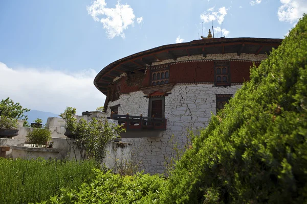WATCHTOWER OF THE PARO RINPUN DZONG IN BHUTAN — Stock Photo, Image