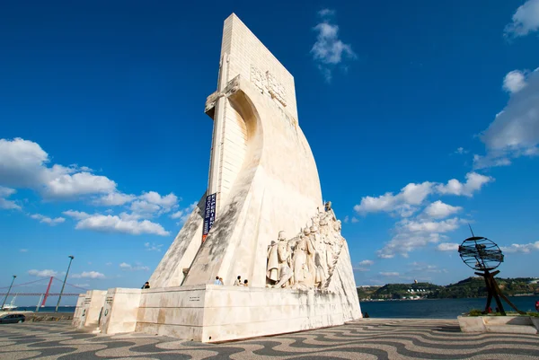 Monumento dos descobrimentos v Lisabonu — Stock fotografie