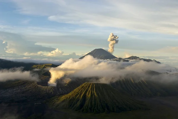 stock image SUNRISE AT THE BROMO VULCANO IN JAVA - INDONESIA