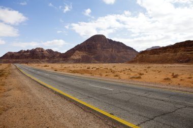 wadi rum çöl - south jordan yol