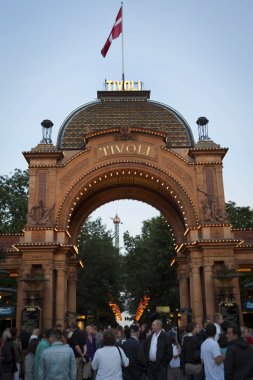 Tivoli entrance gate - Copenhagen - Denmark clipart